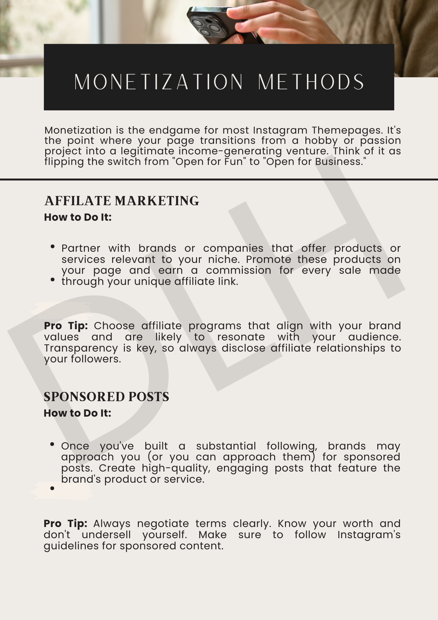 Faceless Marketing 101