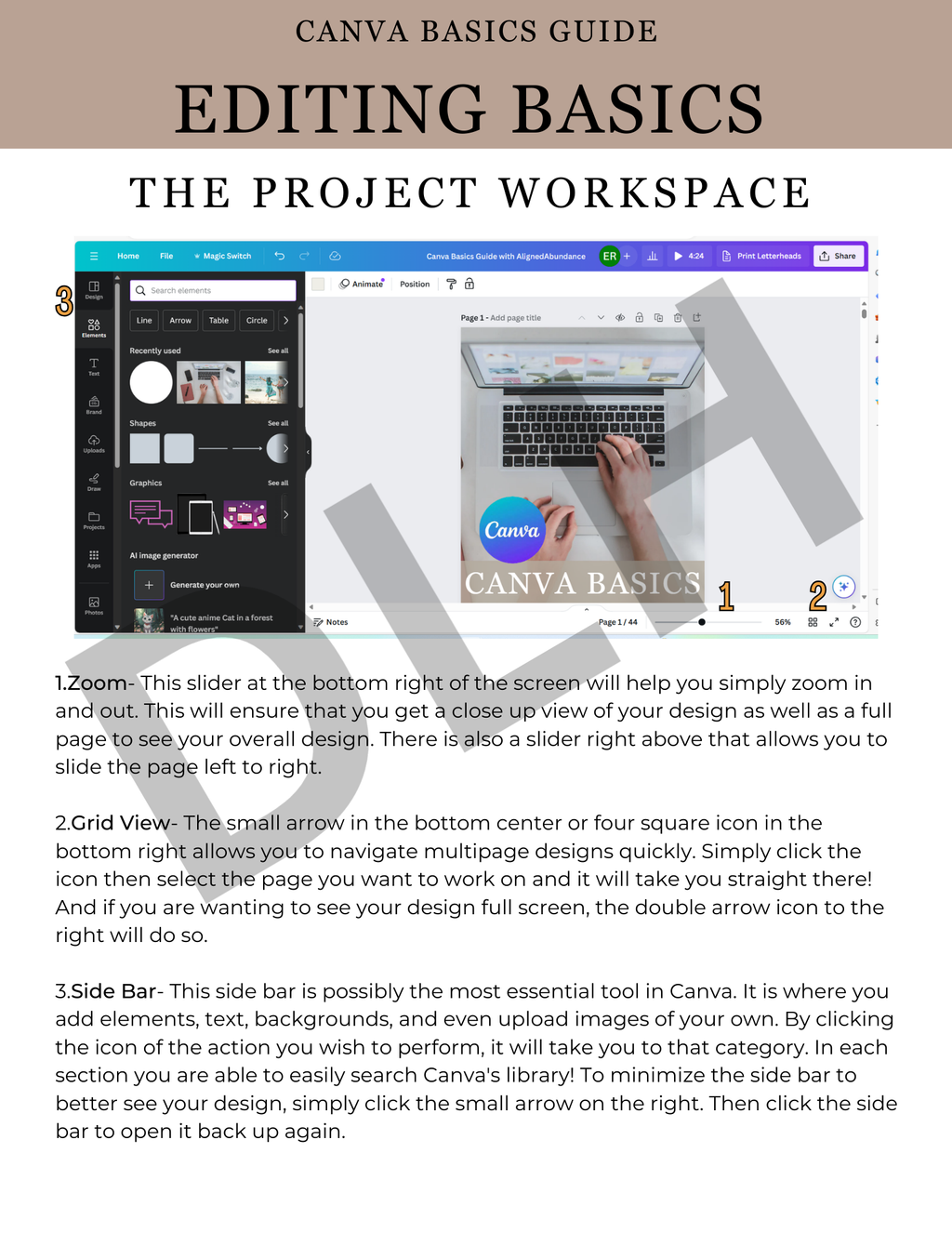 Rich Off Content - a detailed beginner friendly guide to using Canva (w/ MRR)